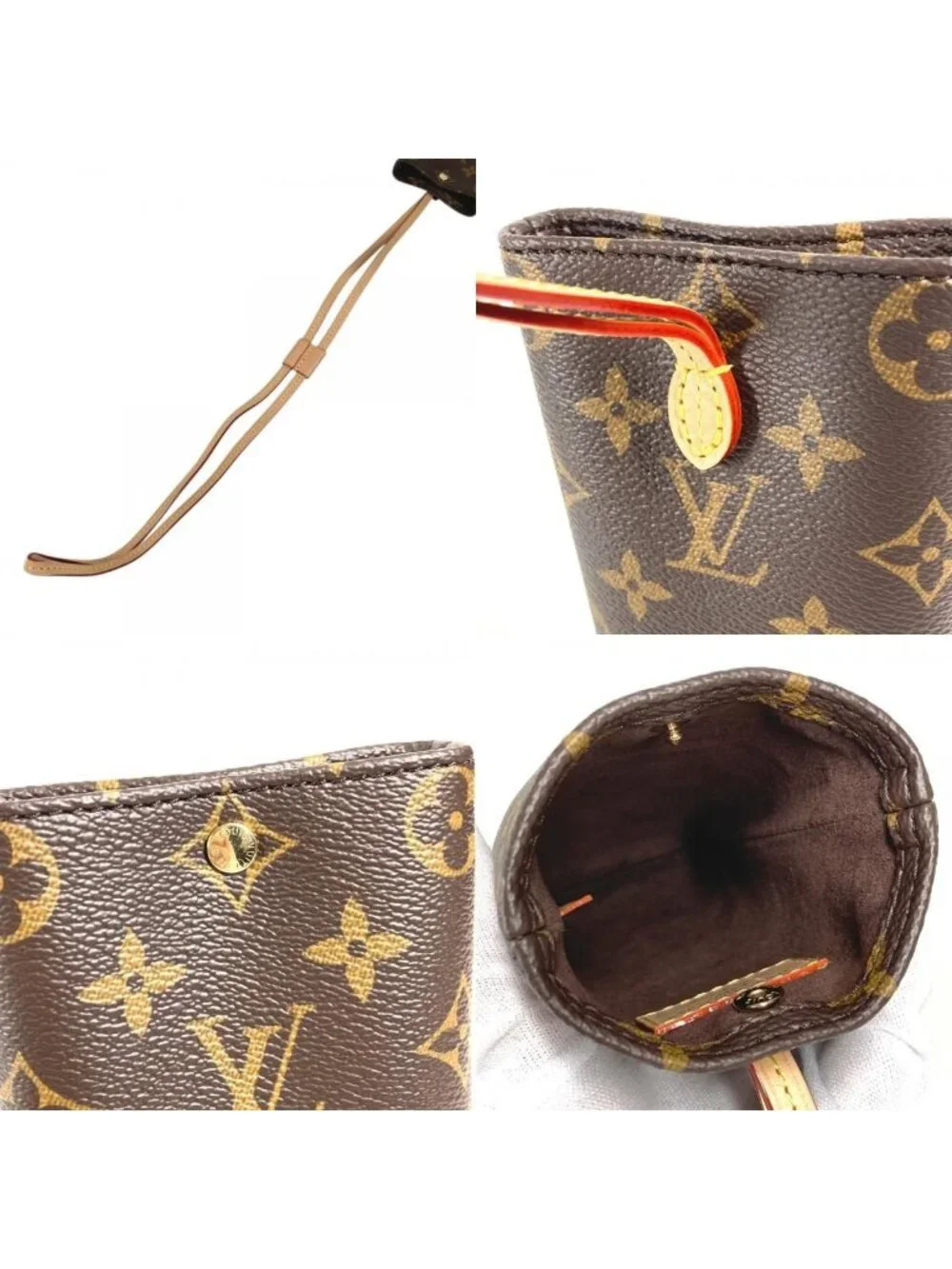 Louis Vuitton Pouch Sunglasses Monogram Canvas Brown Eyewear